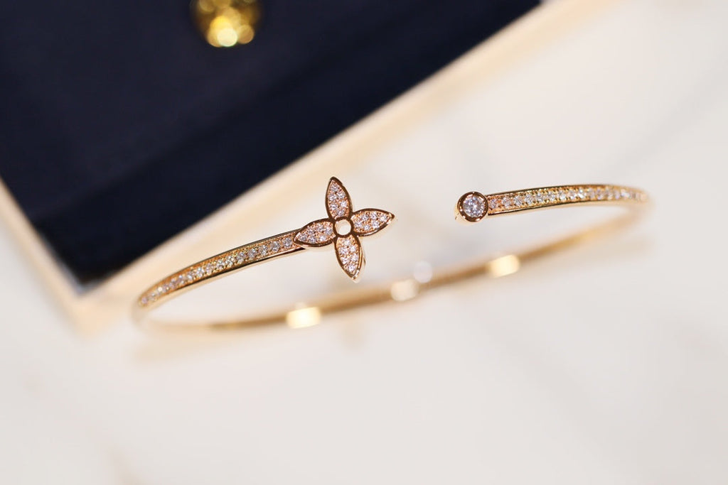 Dream IDYLLE GOLD OFFENER ARMBAND MIT DIAMANT-PAVÉ