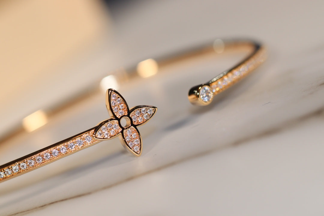 Dream IDYLLE GOLD OFFENER ARMBAND MIT DIAMANT-PAVÉ