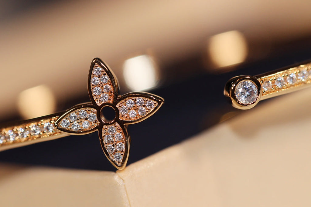 Dream IDYLLE GOLD OFFENER ARMBAND MIT DIAMANT-PAVÉ