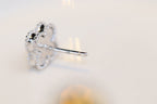 Dream CLOVER MINI TURQUOISE SILVER STUD EARRINGS
