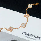 [Dream ]New CLOVER WHITE PEARL MOP 5 MOTIF BRACELET COLLECTION