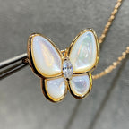 Dream BUTTERFLY MOP DIAMOND NECKLACE