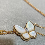 Dream BUTTERFLY MOP DIAMOND NECKLACE
