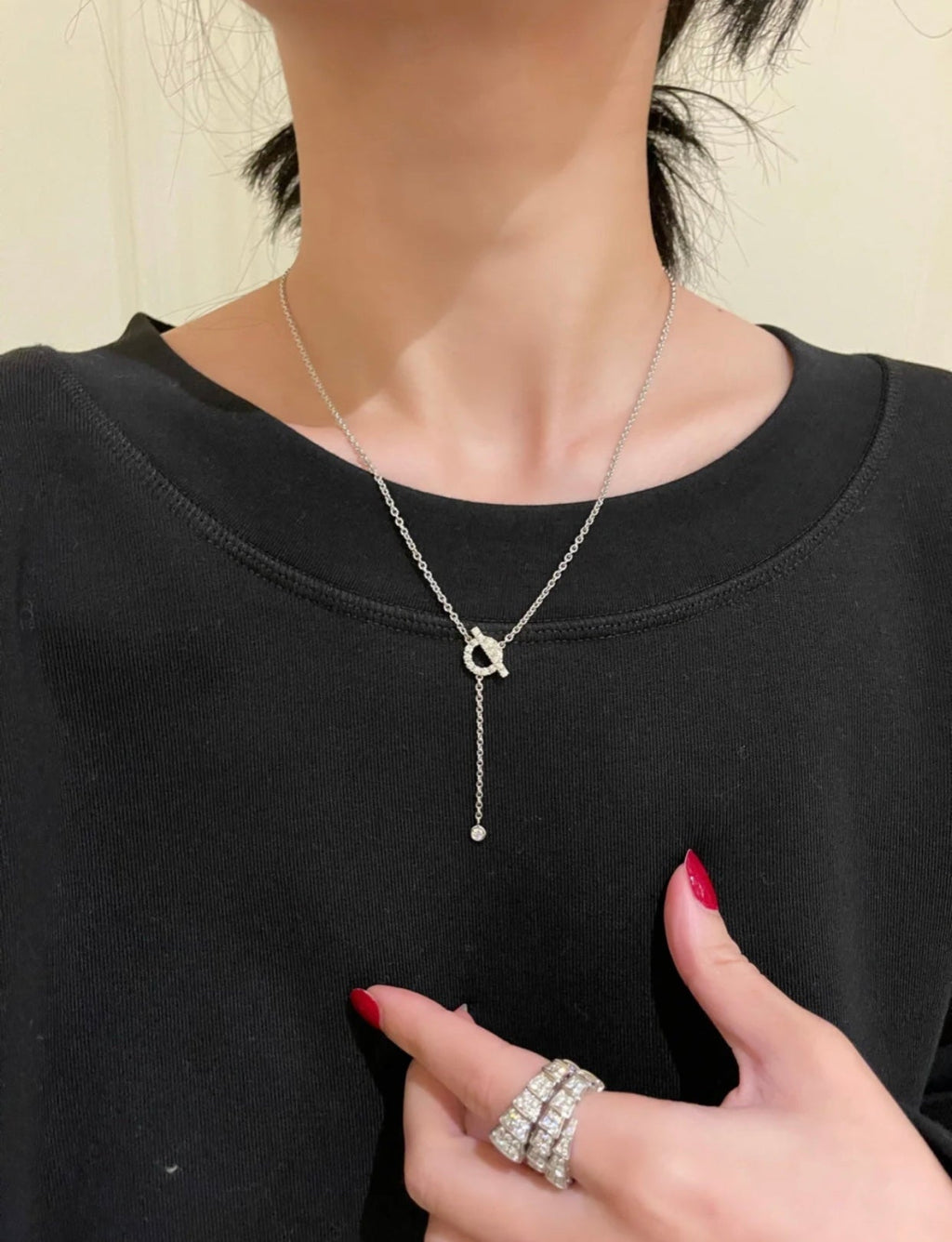 Dream FINESSE SILBER-DIAMANT-HALSKETTE
