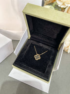 Dream CLOVER ROCK CRYSTAL ROSE GOLD NECKLACE