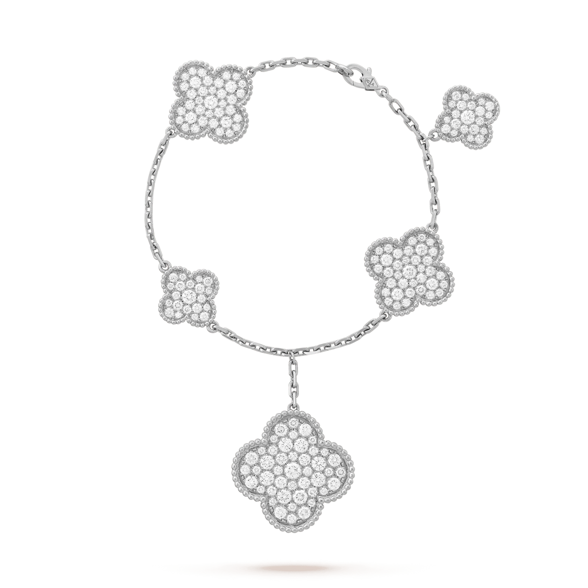 Dream CLOVER 6 MOTIVE ARMBAND AUS SILBER MIT DIAMANT