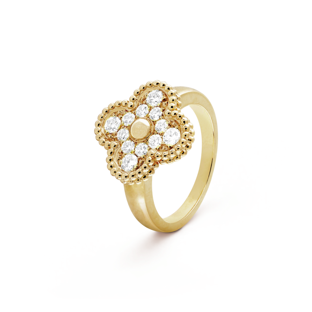 Traum Kleeblatt Diamantring