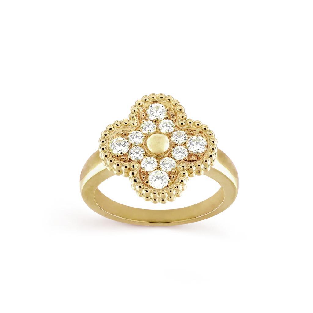 Traum Kleeblatt Diamantring