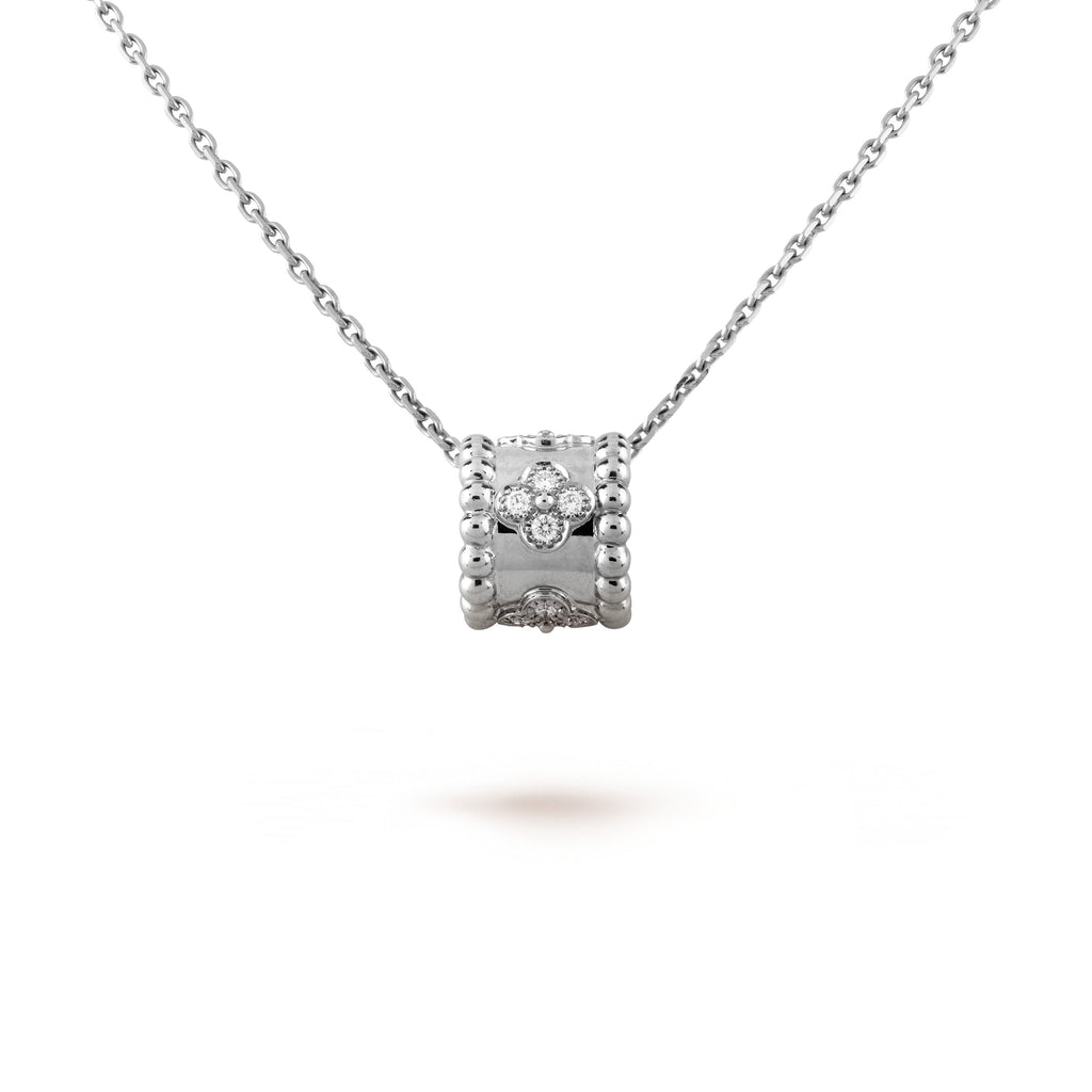 DREAM PERLEE ANHÄNGER SILBER DIAMANT-HALSKETTE