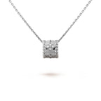 DREAM PERLEE ANHÄNGER SILBER DIAMANT-HALSKETTE