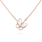 Dream BUTTERFLY MOP DIAMOND NECKLACE