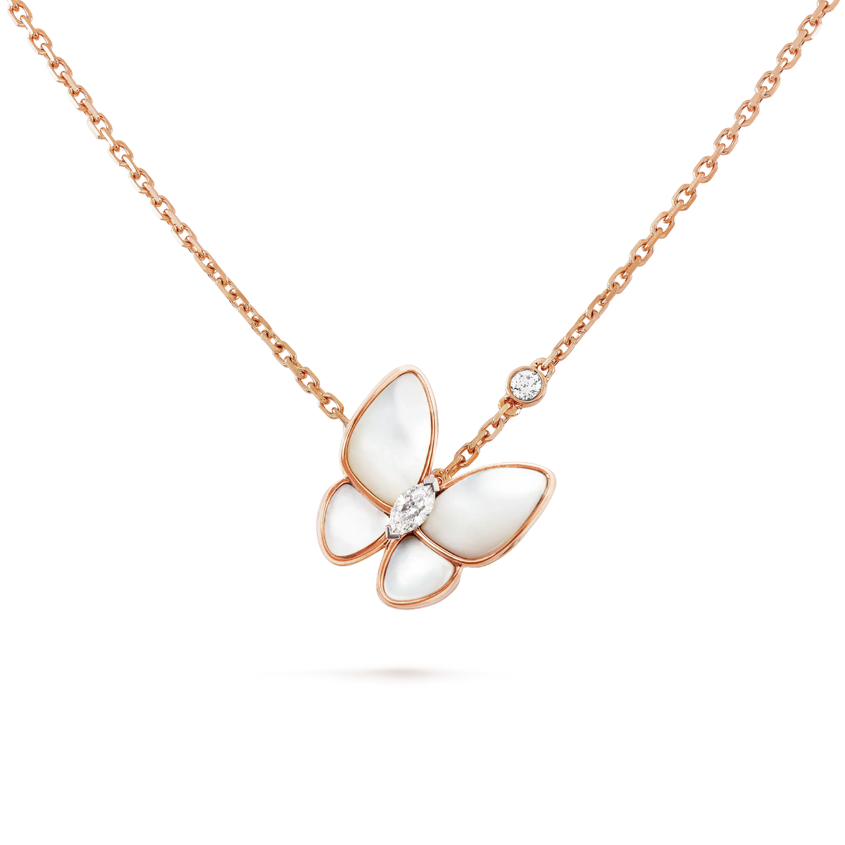 Dream BUTTERFLY MOP DIAMOND NECKLACE