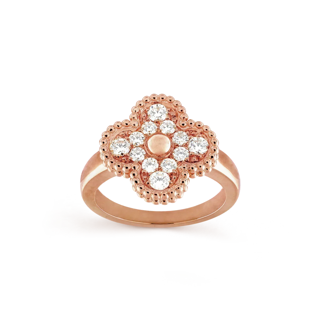 Traum Kleeblatt Diamantring