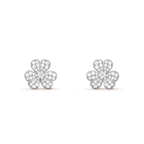 Dream CLOVER COMOS DIAMOND EARRINGS SILVER