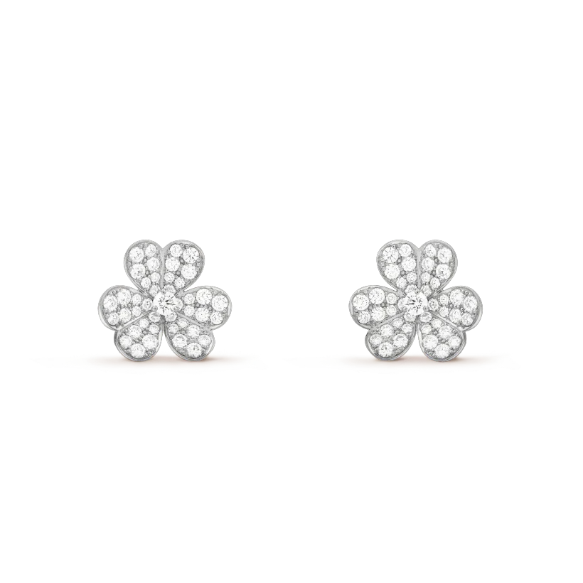 Dream CLOVER COMOS DIAMOND EARRINGS SILVER