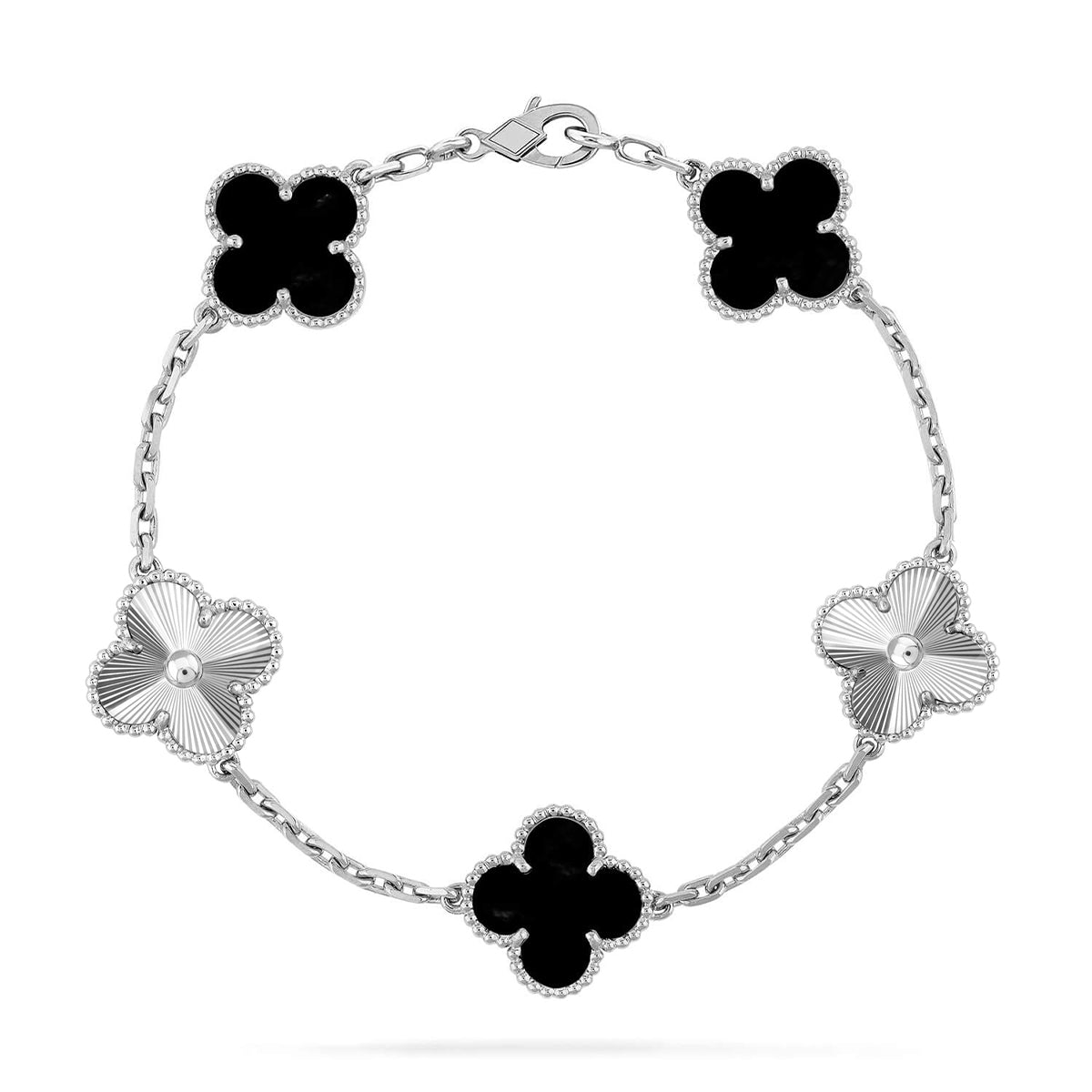 [Dream ]New CLOVER 5 MOTIF ONYXS BRACELET COLLECTION