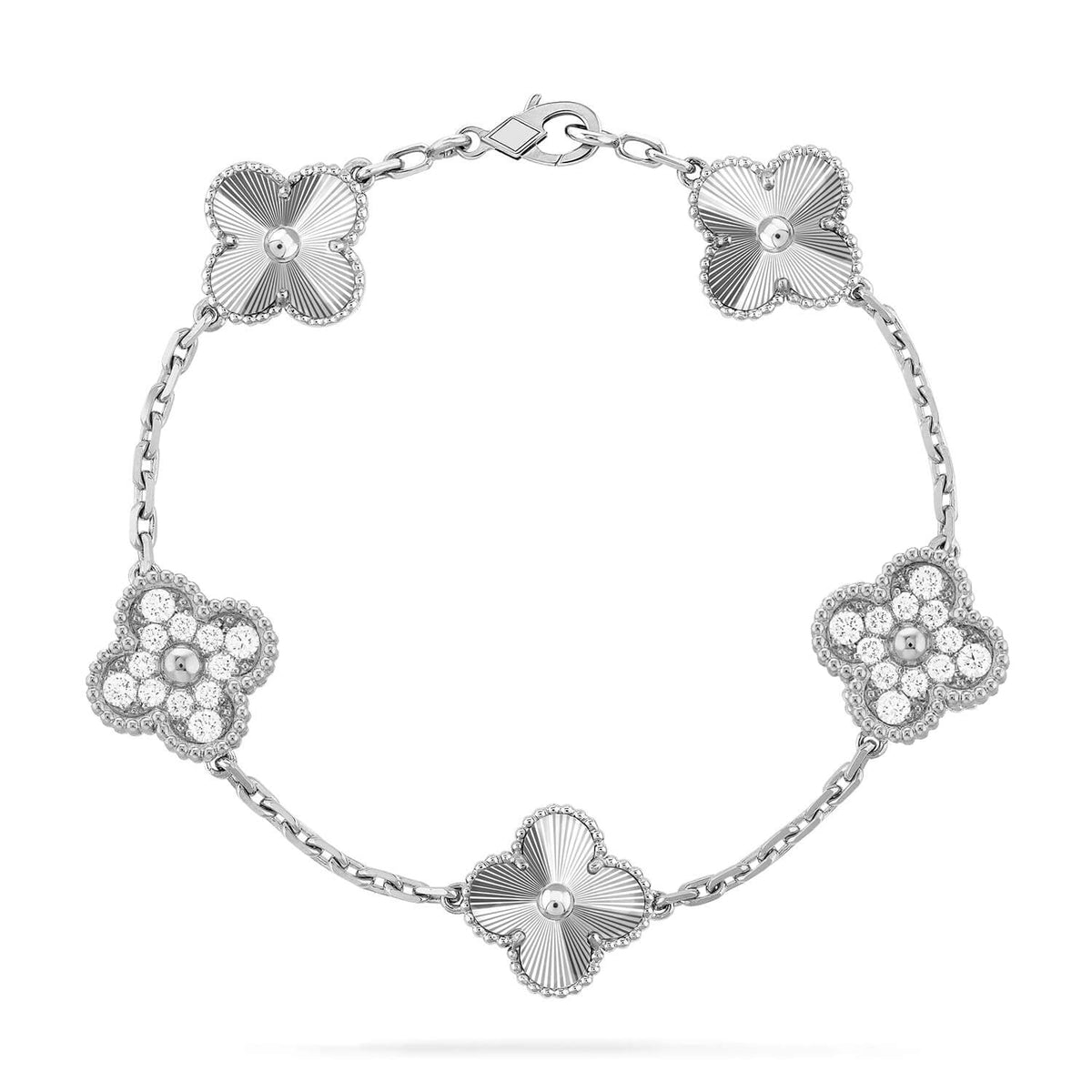 [Dream ]New  CLOVER 5 MOTIF LASER BRACELET COLLECTION
