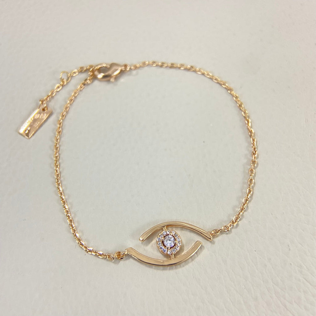 [Dream] Lucky-Eye-Armband mit Pavé-Diamanten