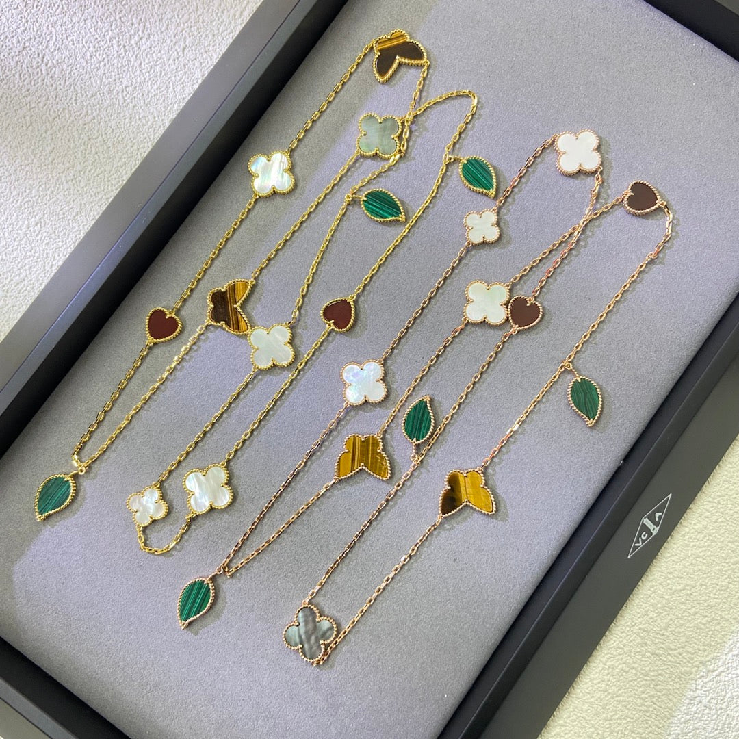 [Dream ] Lucky Alhambra Long Necklace-12 Designs