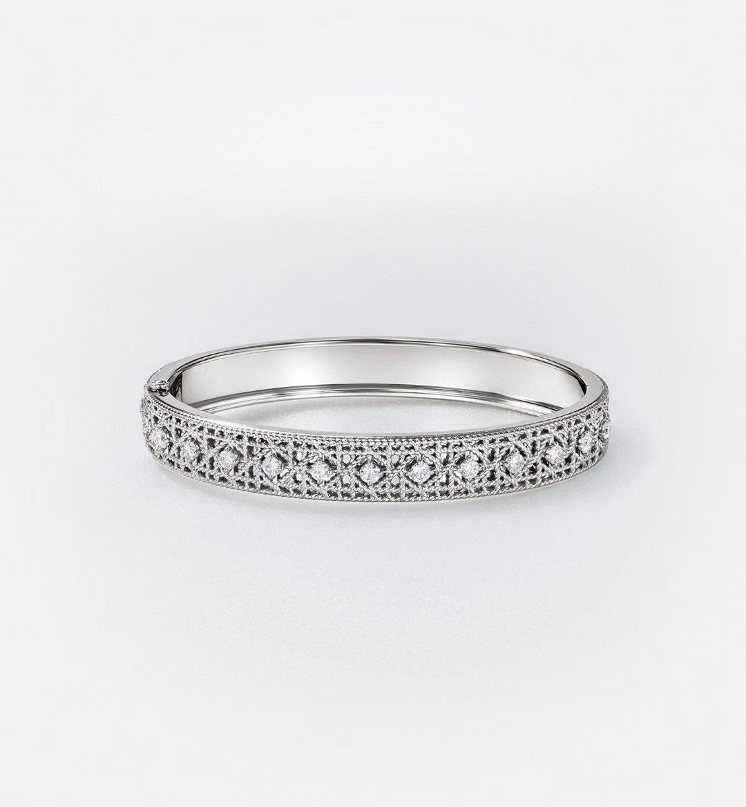 [Dream ] 2026 WOVEN-PATTERN BRACELET SET WITH FULL DIAMOND INLAY THREE-COLORS