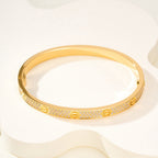 Dream LOVE ARMBAND 4,8 MM MIT DIAMANTBESATZ