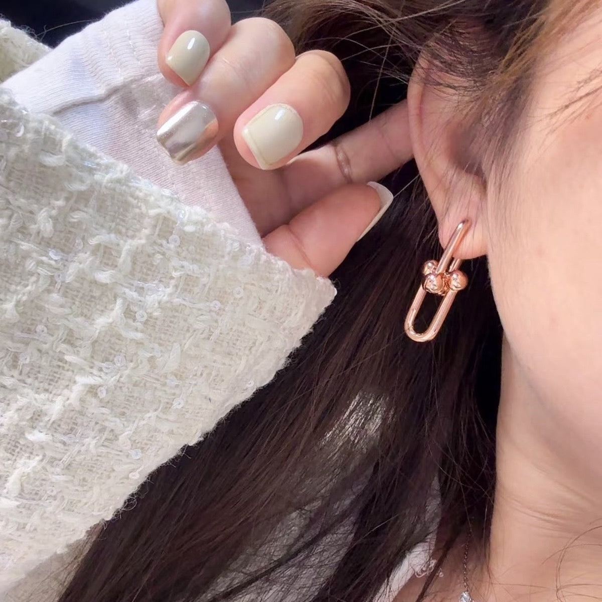 [Dream ] TF U-shaped earrings
