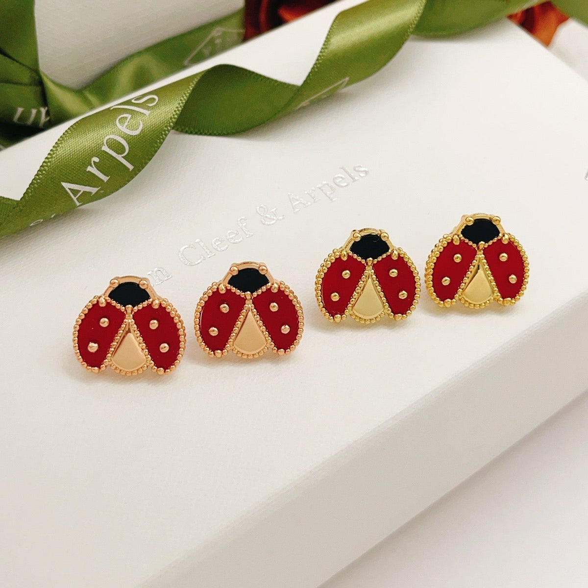 Dream LUCKY LADYBUG EARRINGS