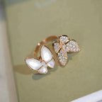 Dream TWIN BUTTERFLY DIAMOND MOP RING