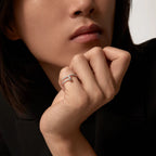 Dream JUSTE RING 1.8MM SILVER DIAMONDS