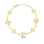 Dream STAR AND SUN 7 MOTIFS GOLD BRACELET
