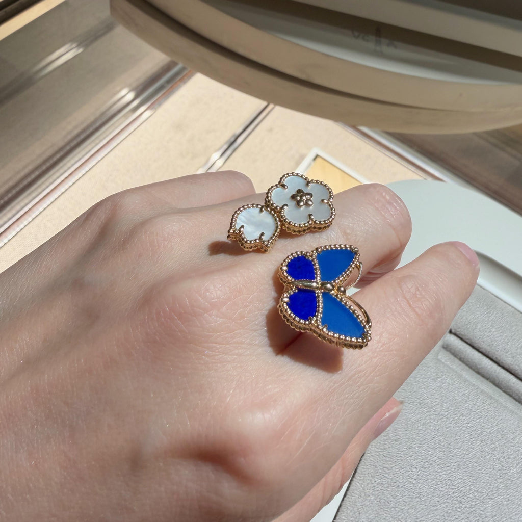 [Dream ] 2026 NEW MODEL SPRING LUCKY 3 MOTIF GOLD RING