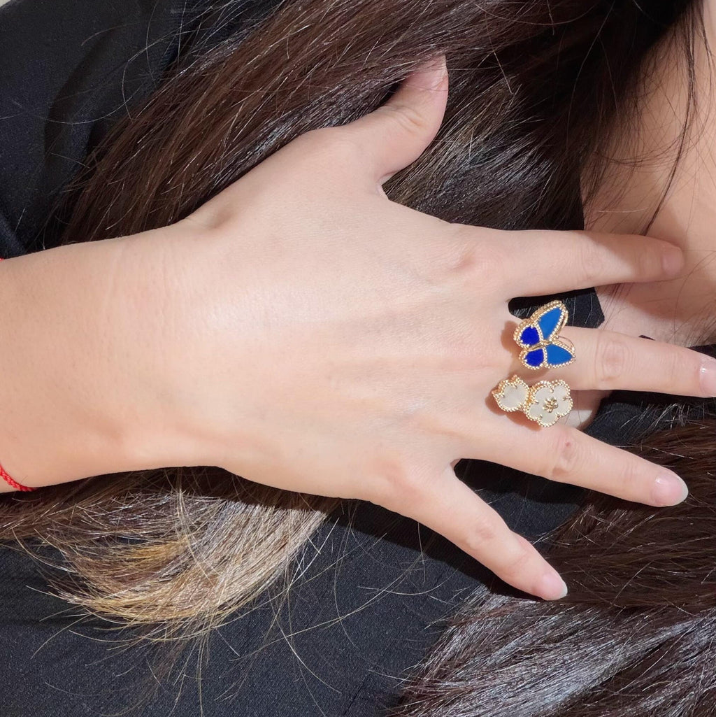 [Dream ] 2026 NEW MODEL SPRING LUCKY 3 MOTIF GOLD RING