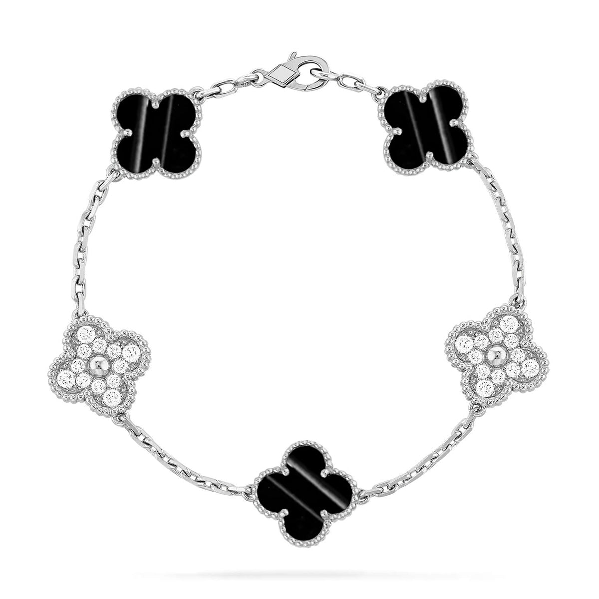 [Dream ]New  CLOVER 5 MOTIF PULSAR STONE BRACELET COLLECTION