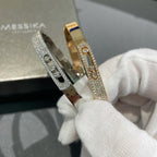 [Dream]Move Noa Rose Gold Pavé Diamond Bangle Bracelet
