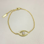 [Dream] Lucky-Eye-Armband mit Pavé-Diamanten