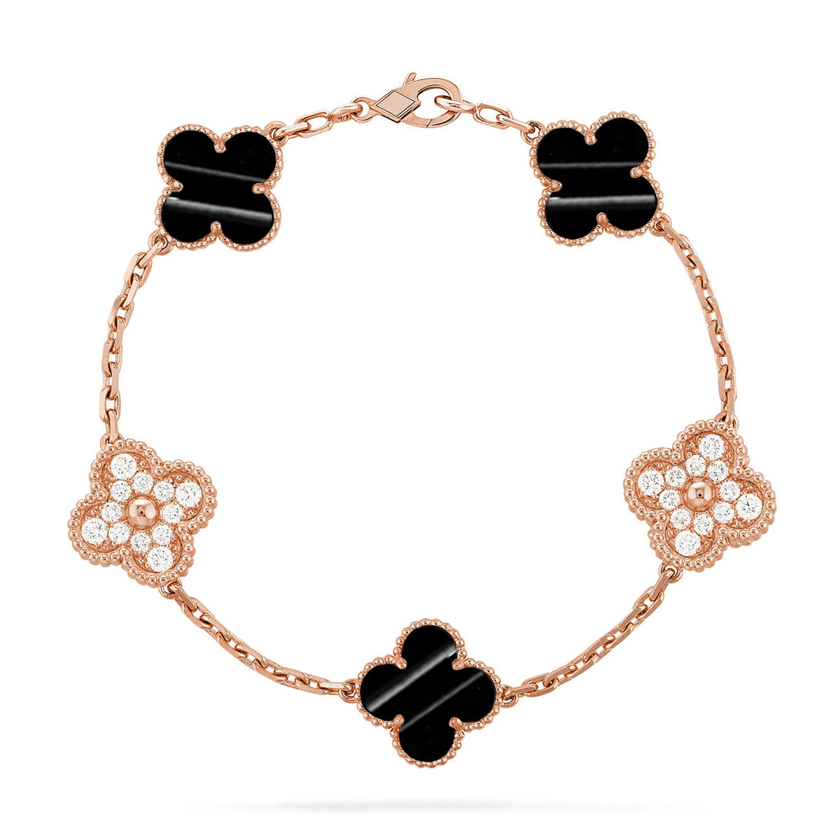 [Dream ]New  CLOVER 5 MOTIF PULSAR STONE BRACELET COLLECTION