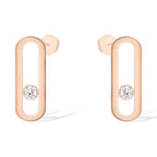 [Dream]MOVE UNO SMALL 1 DIAMOND EARRINGS