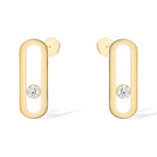 [Dream]MOVE UNO SMALL 1 DIAMOND EARRINGS