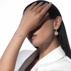 [Dream]LUCKY MOVE ARMBAND AUS WEISSEM PERLMUTT, ROSÉGOLD UND DIAMANTEN