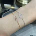 [Dream] Lucky-Eye-Armband mit Pavé-Diamanten