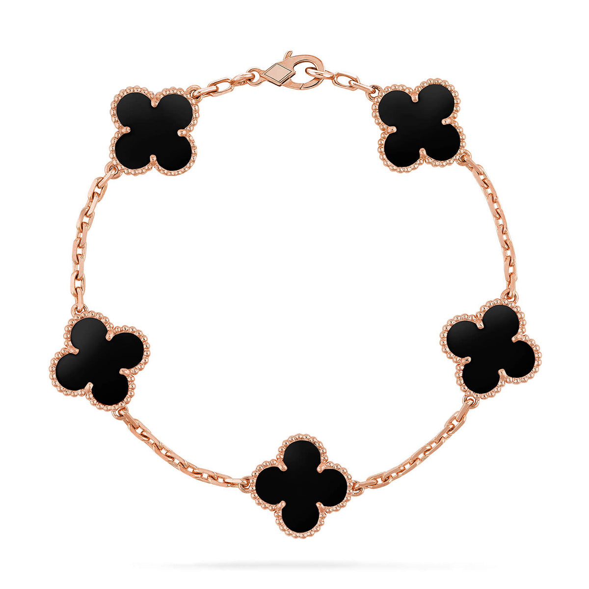 [Dream ]New CLOVER 5 MOTIF ONYXS BRACELET COLLECTION