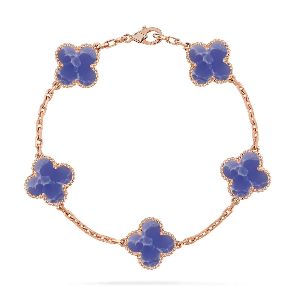 [Dream ]New CLOVER 5 MOTIF BLUE VEINS BRACELET COLLECTION