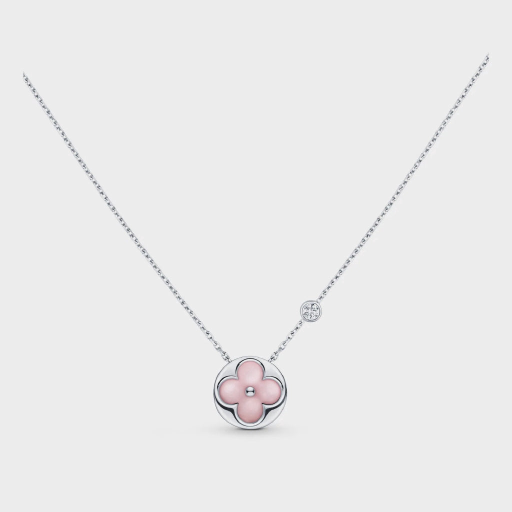 Dream SUN MOTIF PINK MOP SILVER BRACELET