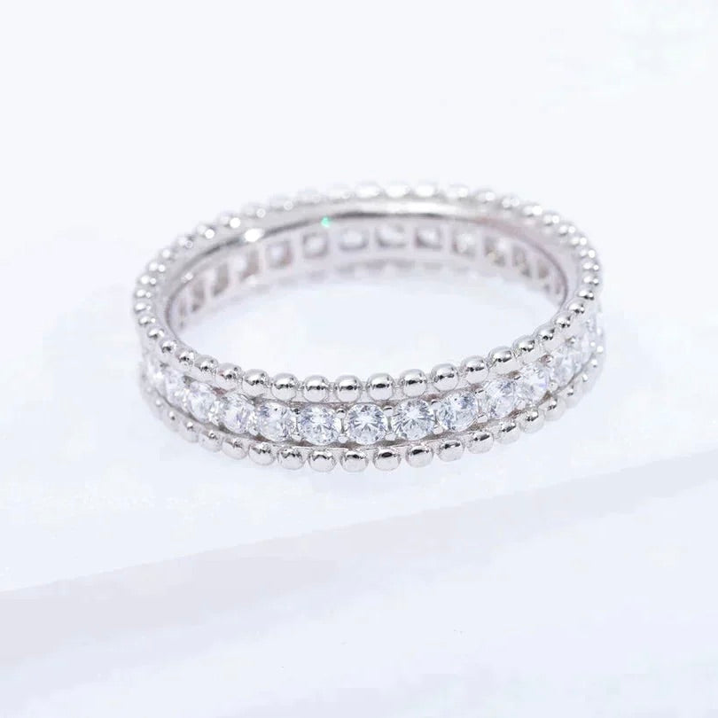 Dream PERLEE DIAMANT-RING SILBER
