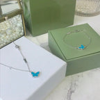 Dream BUTTERFLY TURQUOISE BUTTERFLY BRACELET SILVER