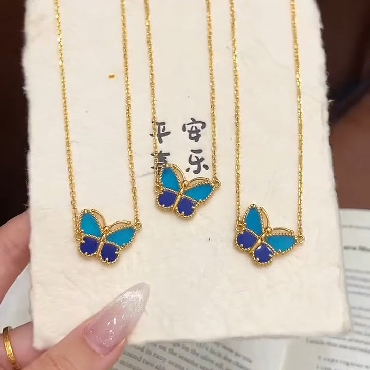 [Dream ] 2026 BUTTERFLY BLUE   NECKLACE