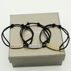 [Dream]Messika Care(s) Armband mit rosa Kordel und Pavé-Besatz