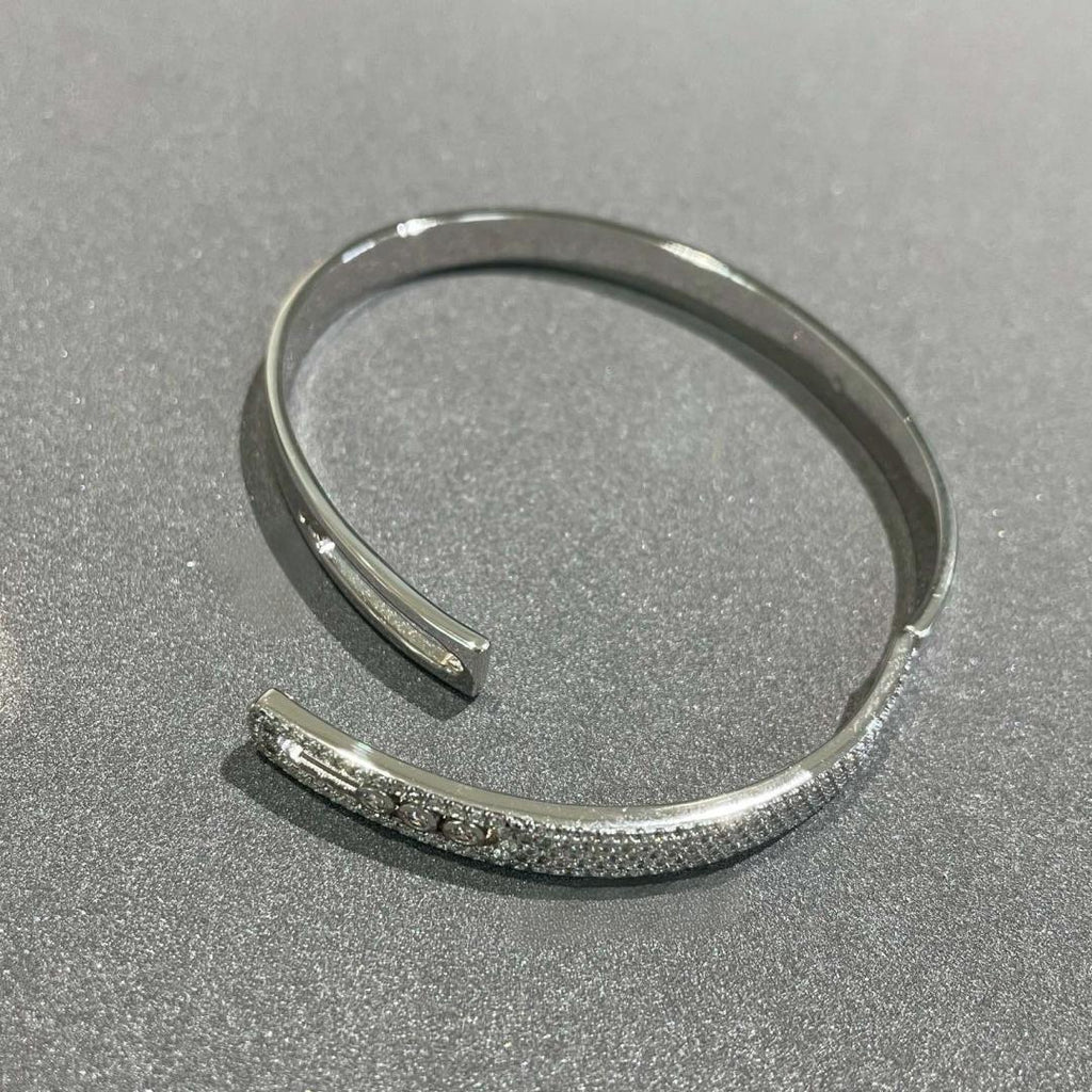 [Dream]Move Noa Rose Gold Pavé Diamond Bangle Bracelet