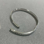[Dream]Move Noa Rose Gold Pavé Diamond Bangle Bracelet