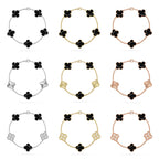 [Dream ]New  CLOVER 5 MOTIF PULSAR STONE BRACELET COLLECTION
